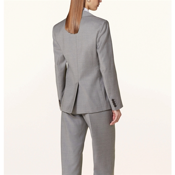 Max Mara Studio Cottage Blazer, Light Grey Melange